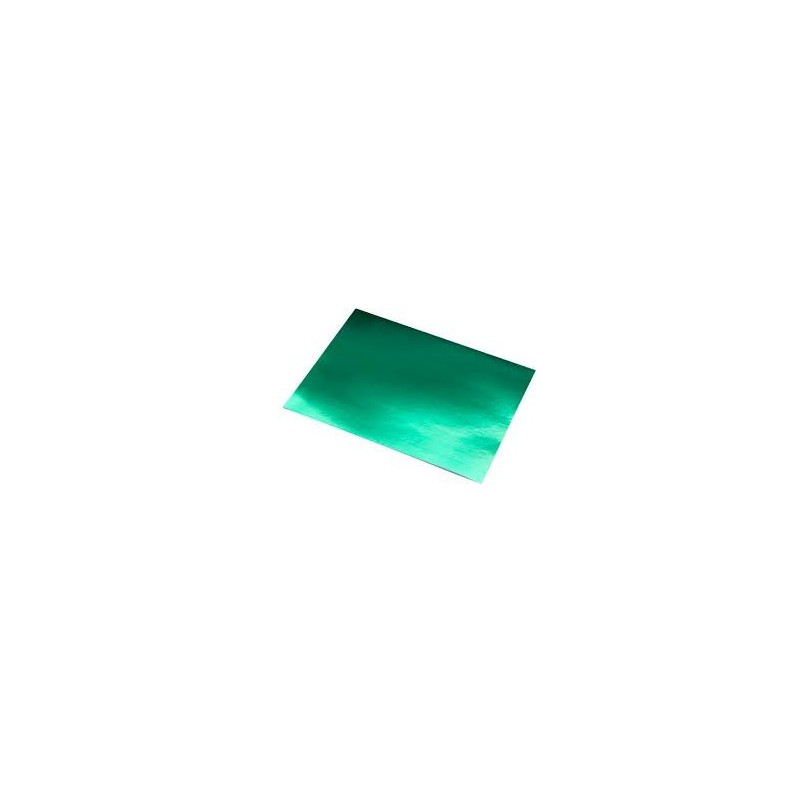 CARTULINA METALIZADA VERDE PLIEGO