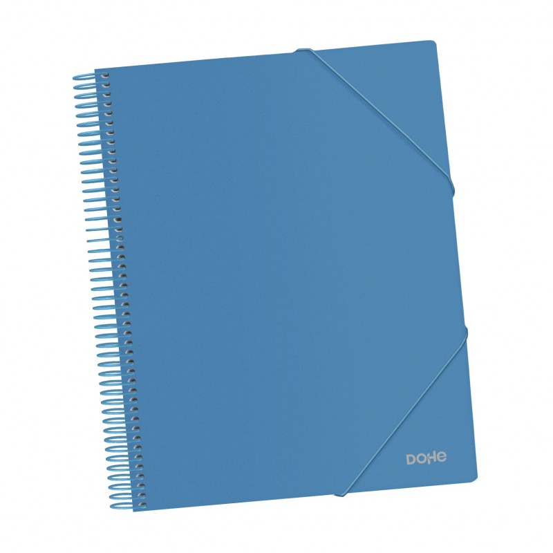 CARPETA DESCOM FUNDAS ESPIRAL 40H AZUL