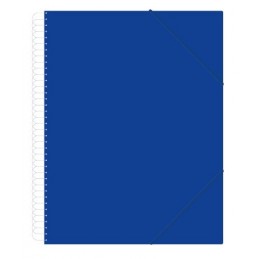 CARPETA DESCOM FUNDAS ESPIRAL 30H AZUL