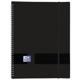 CARPETA DESCOM FUNDAS ESPIRAL 30H NEGRO