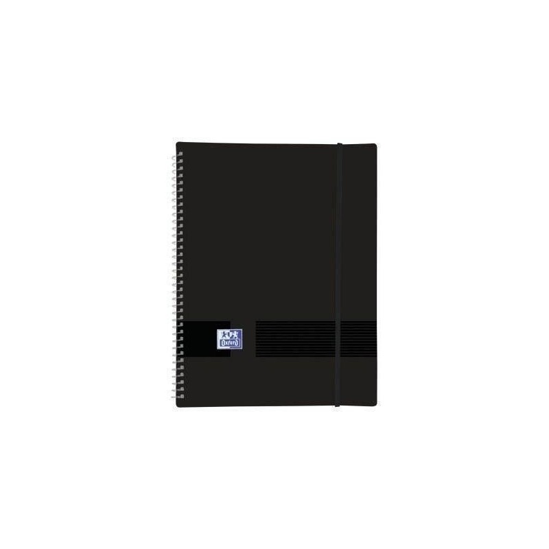 CARPETA DESCOM FUNDAS ESPIRAL 30H NEGRO