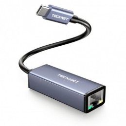 USB A RJ45 TECKNET NEGRO UL10799