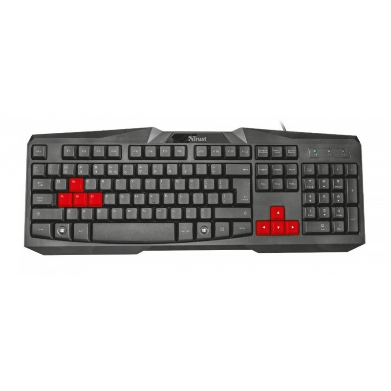 TECLADO TRUST USB GAMING ZIVA