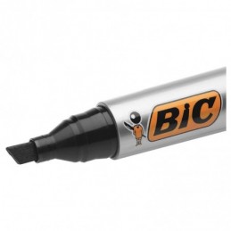 ROTULADOR BIC PERMANENTE BISELADO NEGRO ECOLUITONS