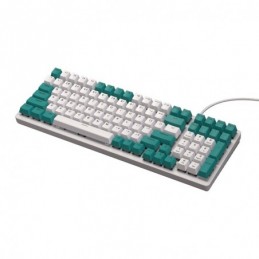 TECLADO MECANICO BLANCO WOF TOTEM RETROILUMINADO