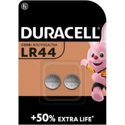 PILA BOTON ALCALINA DURACELL LR44 1.5V BLISTER 2 U