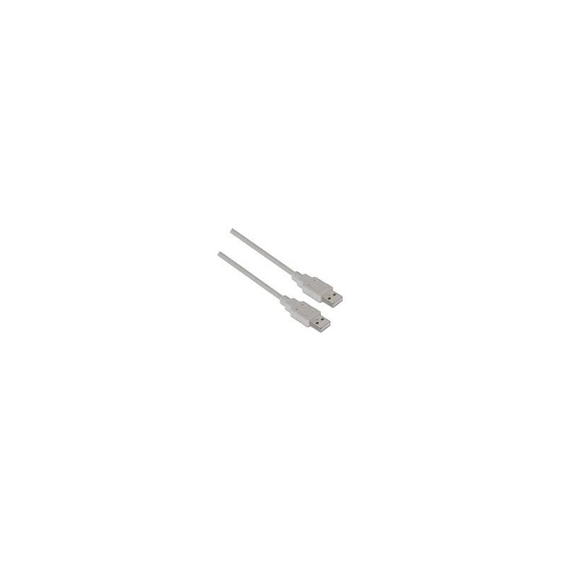 CABLE USB AISENS TIPO A MACHO-MACHO- 2MT BEIGE
