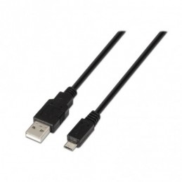 CABLE USB 2.0 AISENS USB MACHO-MICRO USB A 1.8 NEG