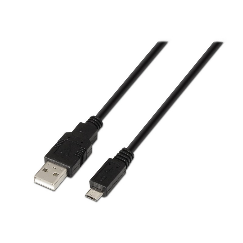 CABLE USB 2.0 AISENS USB MACHO-MICRO USB A 1.8 NEG