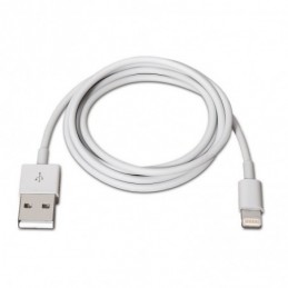 CABLE USB 2.0 LIGHTNING AISENS USB MACHO 1MT