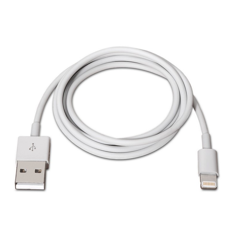 CABLE USB 2.0 LIGHTNING AISENS USB MACHO 1MT