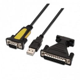 ADAPTADOR AISENS USB MACHO A RS232/PARALELO