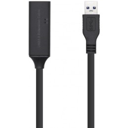 CABLE ACTIVO USB 3.0 AISENS / USB  MACHO NEGRO 5M