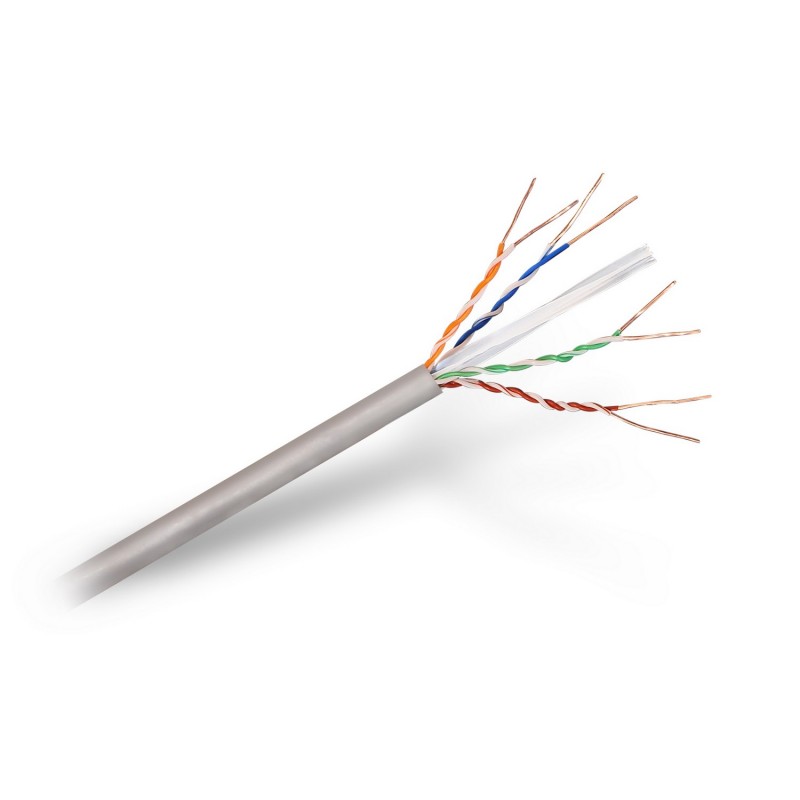 BOBINA CABLE RJ45 UTP AISENS CAT6 / 100M / GRIS