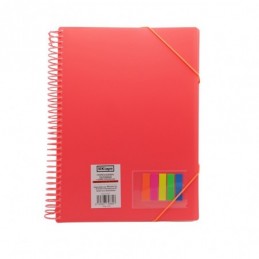 CARPETA DESCOM FUNDAS ESPIRAL 50H ROJO