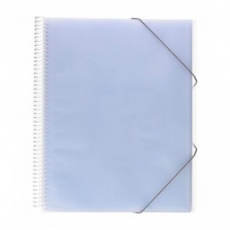 CARPETA DESCOM FUNDAS ESPIRAL 60H TRANSPARENTE