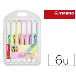 BLISTER MARCADOR FLUORESCENTE SWING COOL PASTEL 6