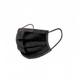 MASCARILLA PROTECCION 3 CAPAS NEGRA