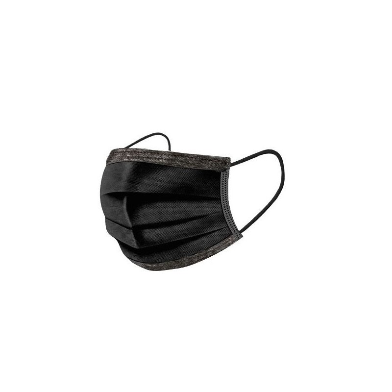 MASCARILLA PROTECCION 3 CAPAS NEGRA