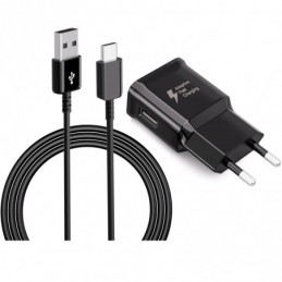 CARGADOR LTPLUS A8600 RAPIDO TIPO C 1MT NEGRO