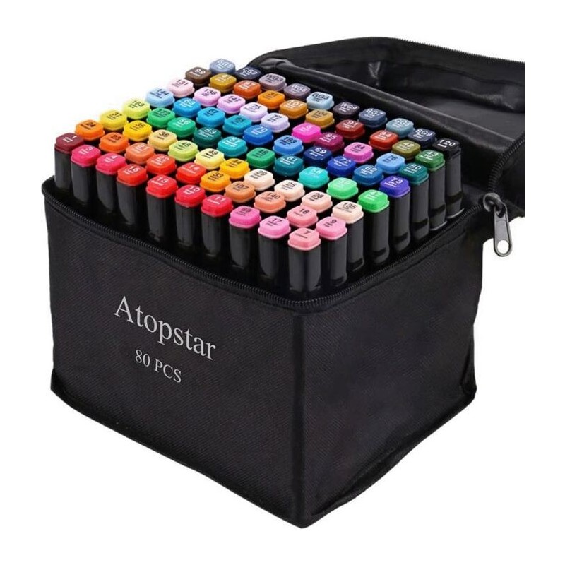 ESTUCHE LUXURY CANVAS GAMA ARTIST 80 COLORES