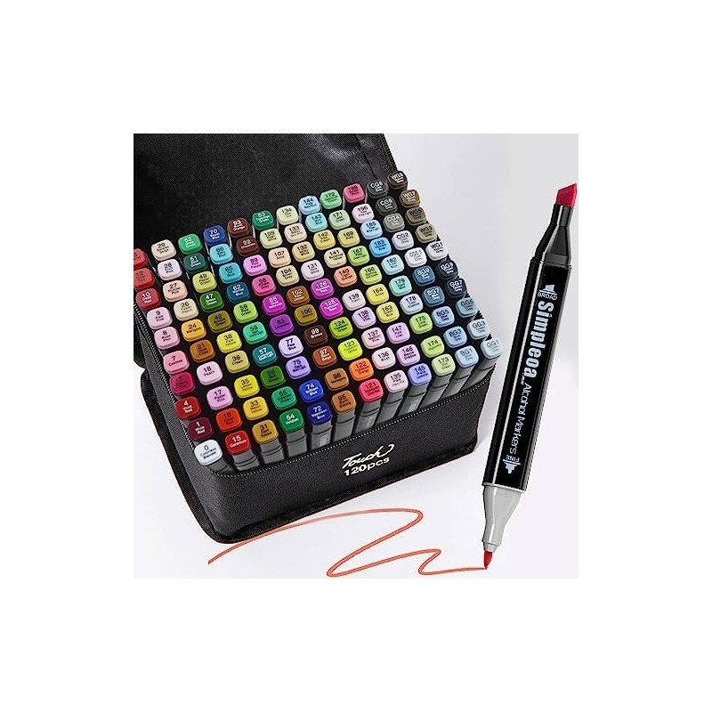 ESTUCHE LUXURY CANVAS GAMA ARTIST 120 COLORES