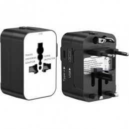 ADAPTADOR DE CARGA 660-1380W UK EU AUS USA NEGRO