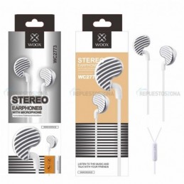 AURICULAR WOOX WC2776 CON MICRO PLATA