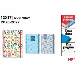 AGENDA ESCOLAR 12x17 DIA PAGINA TD 26 27