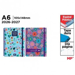 AGENDA ESCOLAR A6 DIA PAGINA TD 26 27