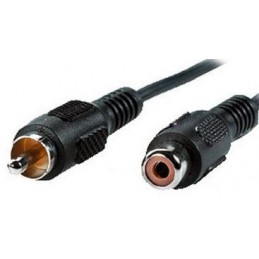 CABLE RCA MACHO HEMBRA 10MTS ALTA CALIDAD