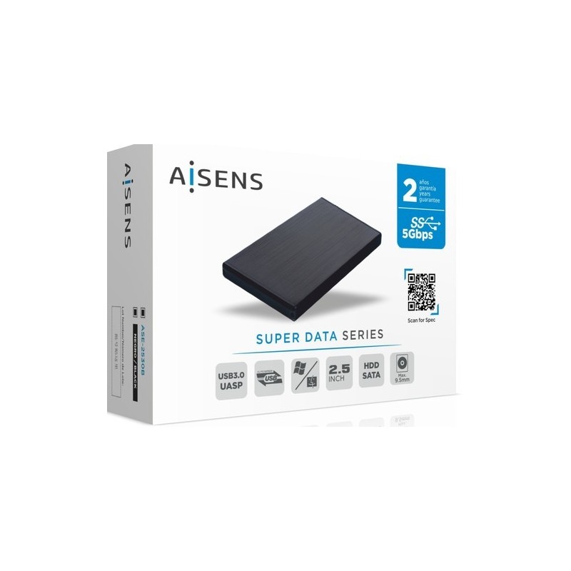 CAJA EXTERNA DISCO DURO 2.5 PULG AISENS USB 3.0