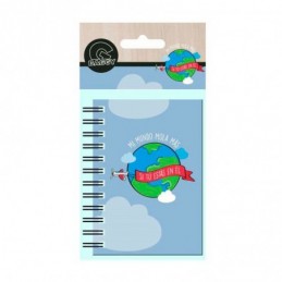 LIBRETA A7 ESPIRAL LATERAL MUNDO