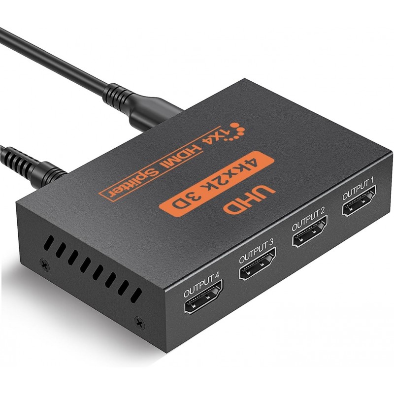 SPLITTER HDMI 1 IN 4 OUT 4K