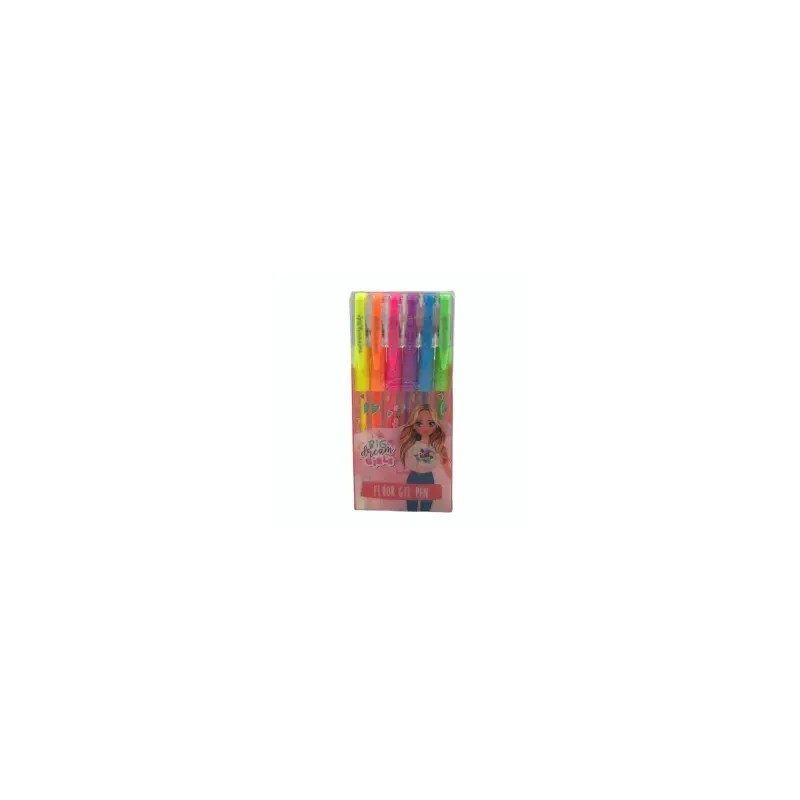 BOLIGRAFOS FLUORESCENTE 6 COLORES