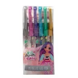 BOLIGRAFOS METALIZADOS 6 COLORES