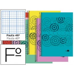 CUADERNO WONDER TAPA PLASTICO N 46 LIDERPAPEL