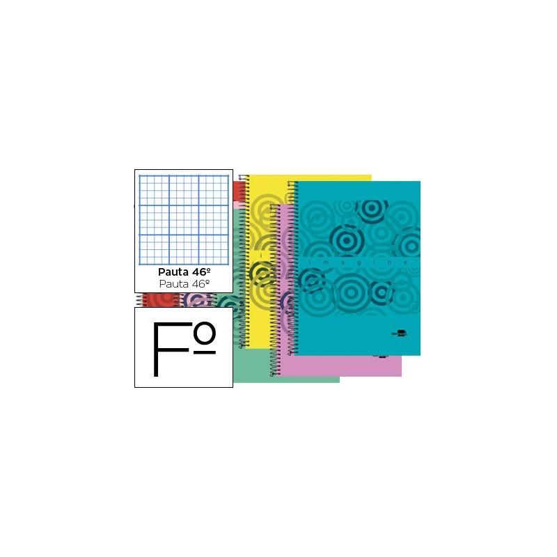 CUADERNO WONDER TAPA PLASTICO N 46 LIDERPAPEL