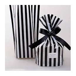 LAZO REGALO RAYADO BOLSA 10UDS