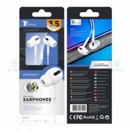 AURICULAR LTPLUS C6121 IN-EAR HD 3.5MM BLANCO