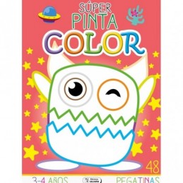 COL SUPER PINTOCOLOR 3-4 AÑOS CON 48 PEGATINAS