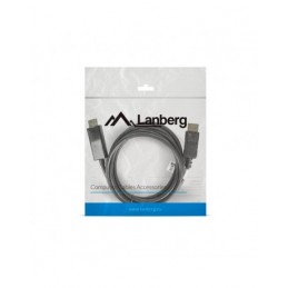 CABLE LANBERG DISPLAYPORT M/M 4K 1.8MTS