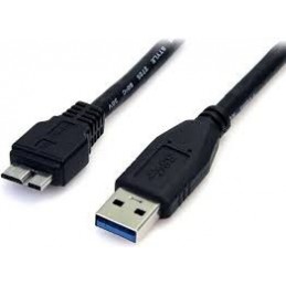 CABLE USB 3.0 MACHO A USB MICRO B MACHO 50CM