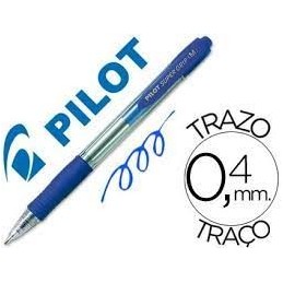 BOLIGRAFO PILOT SUPER GRIP AZUL