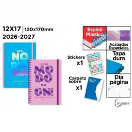 AGENDA ESCOLAR 12x17 DIA PAGINA TD 26 27