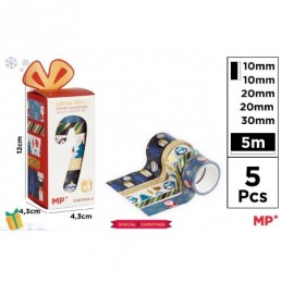 WASHI TAPE 5PCS NAVIDAD