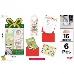 SET DE PAPELERIA PARA CARTA NAVIDEÑA