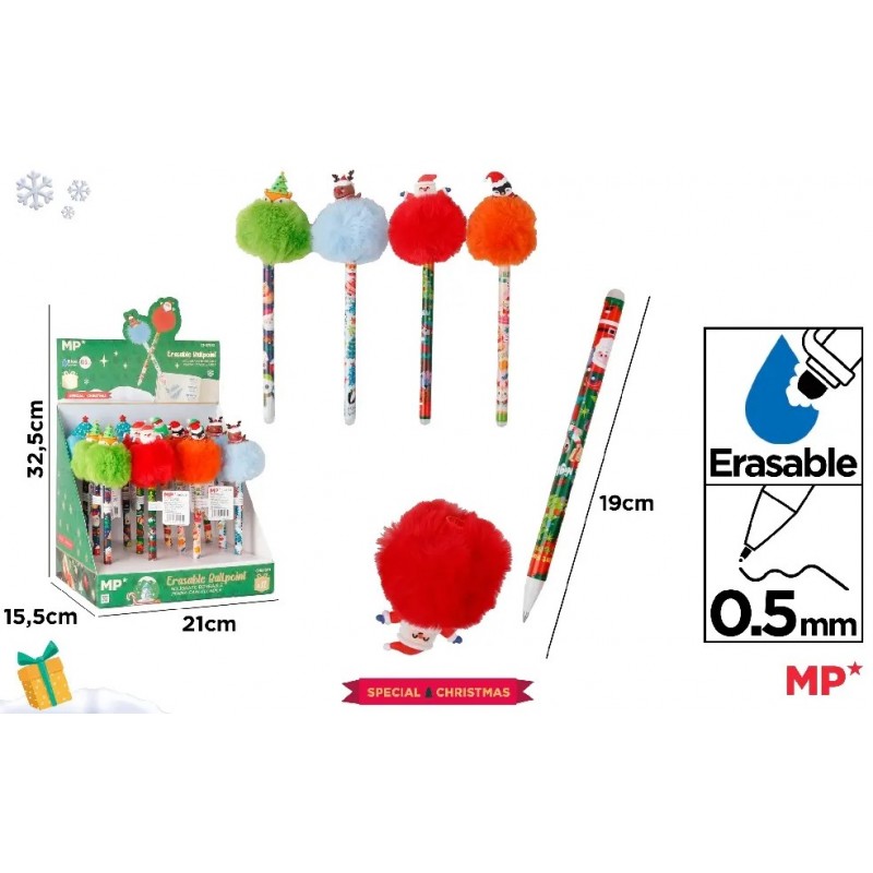 BOLIGRAFO BORRABLE POMPOM