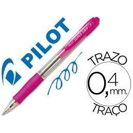 BOLIGRAFO PILOT SUPER GRIP ROSA
