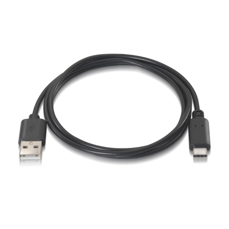 CABLE USB 2.0 AISENS TIPO C A TIPO C 0.5MT NEGRO